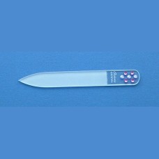 BOHEMIA skleněný pilník Swarovski malý 90/2mm vzor 15 S kameny Swarovski